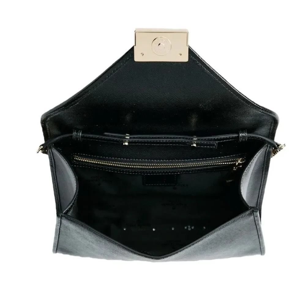 Kate Spade New York Anna Medium Envelope Leather Convertible Clutch - Picture 4 of 6